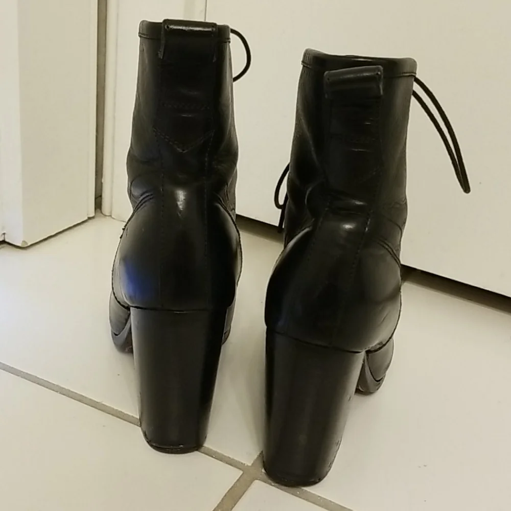 Rag & bone combat booties 38 - Picture 4 of 8